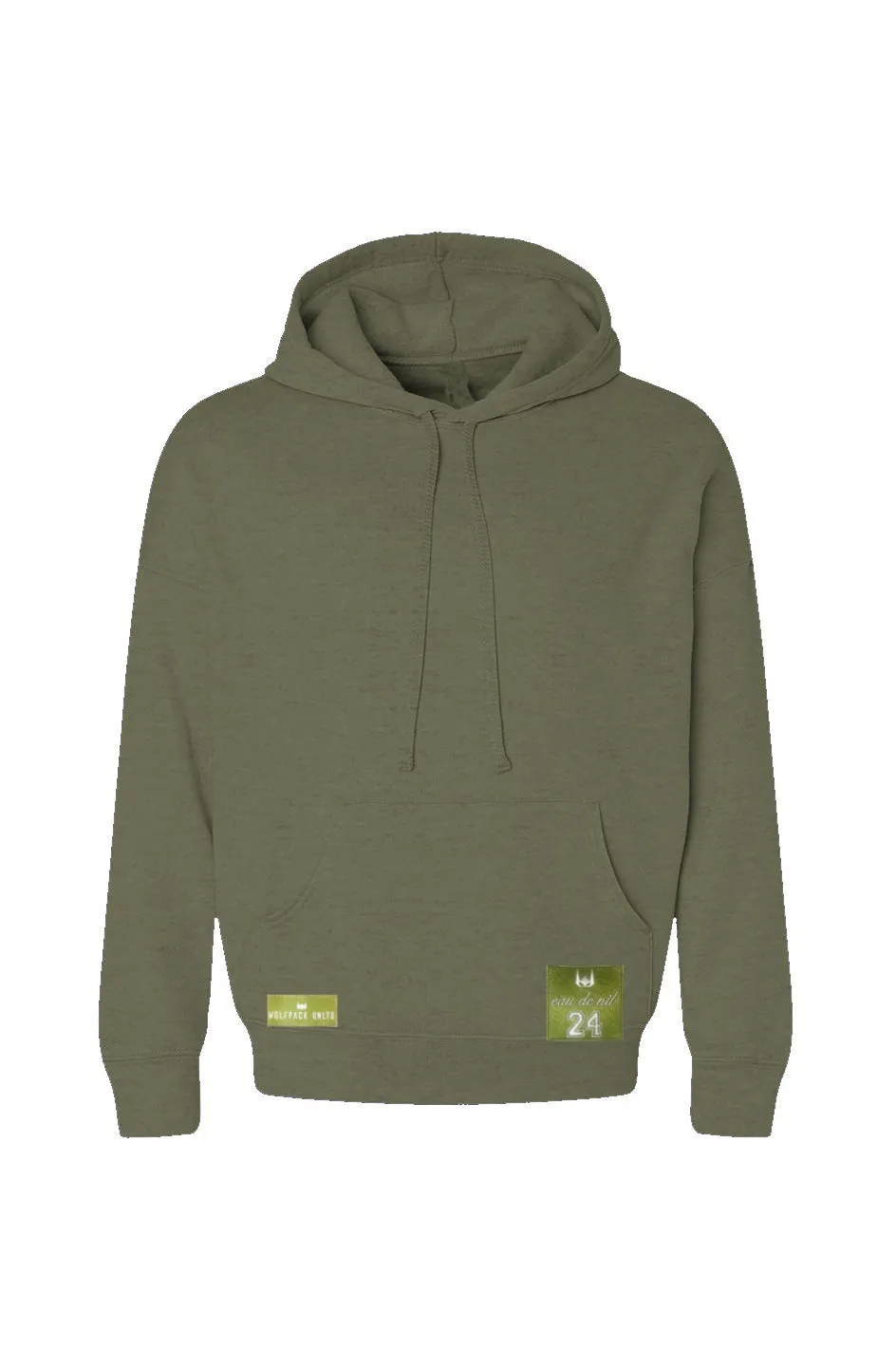 WOLFPACK UNLTD COZY PREMIUM SPONGE FLEECE PULLOVER HOODIE | MILITARY GREEN