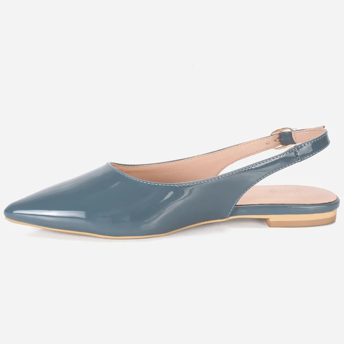 Women's "TAJEZWI" Patent Pointed Flat Shoes
