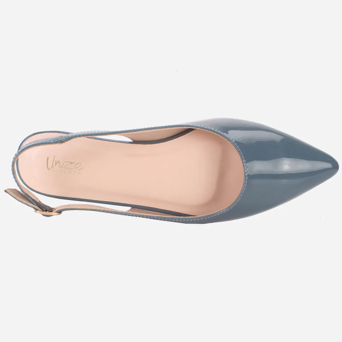 Women's "TAJEZWI" Patent Pointed Flat Shoes