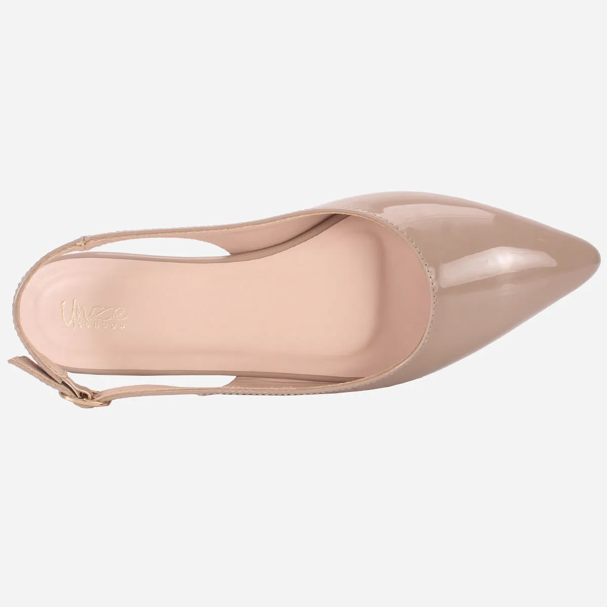 Women's "TAJEZWI" Patent Pointed Flat Shoes