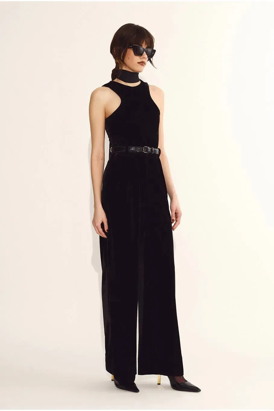YASMIN TANK VELVET TOP