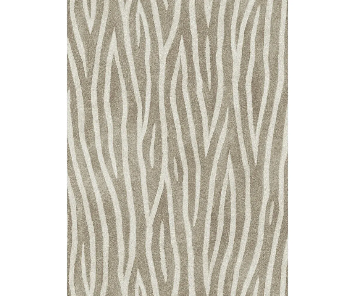 Zebra Skin Pattern Brown 5905-33 Wallpaper